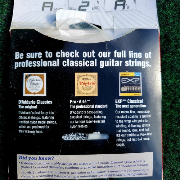 D'Addario EJ27N Nylon Normal Tension Classical Guitar Strings - Picture 6 of 11